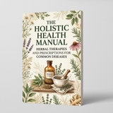 Front cover view of The Holistic Health Manual printed book