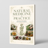 Front cover view of natural medicine and herbal care reference book