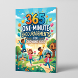 Printed encouragement book for kids with positive thinking and family reading support