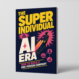 Front cover view of AI productivity and personal brand growth book