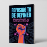 Front cover view of teen identity and inner strength book