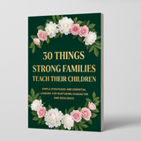 Front cover view of parenting and family values guide