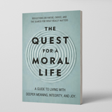 Printed moral life paperback mockup