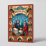Classic satirical fiction book about social criticism and Russian literary history