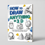 Front cover view of beginner 3D drawing and perspective book