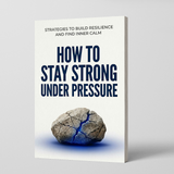 Front cover view of resilience and stress management book