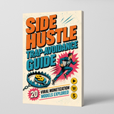 Front cover view of side hustle risk awareness book