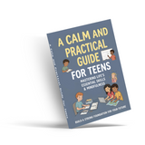 Calm and Practical Life Skills Guide for Teens product image 11 showing printed book details for screen-free reading and learning