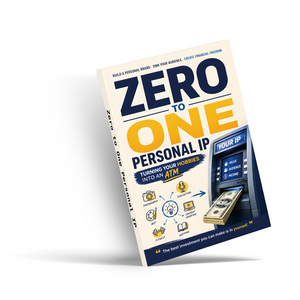 Zero to One Personal IP, Turn Your Hobbies Into an ATM, Personal Brand Growth Guide, Digital Income Strategy, Content Monetization and Online Business Building