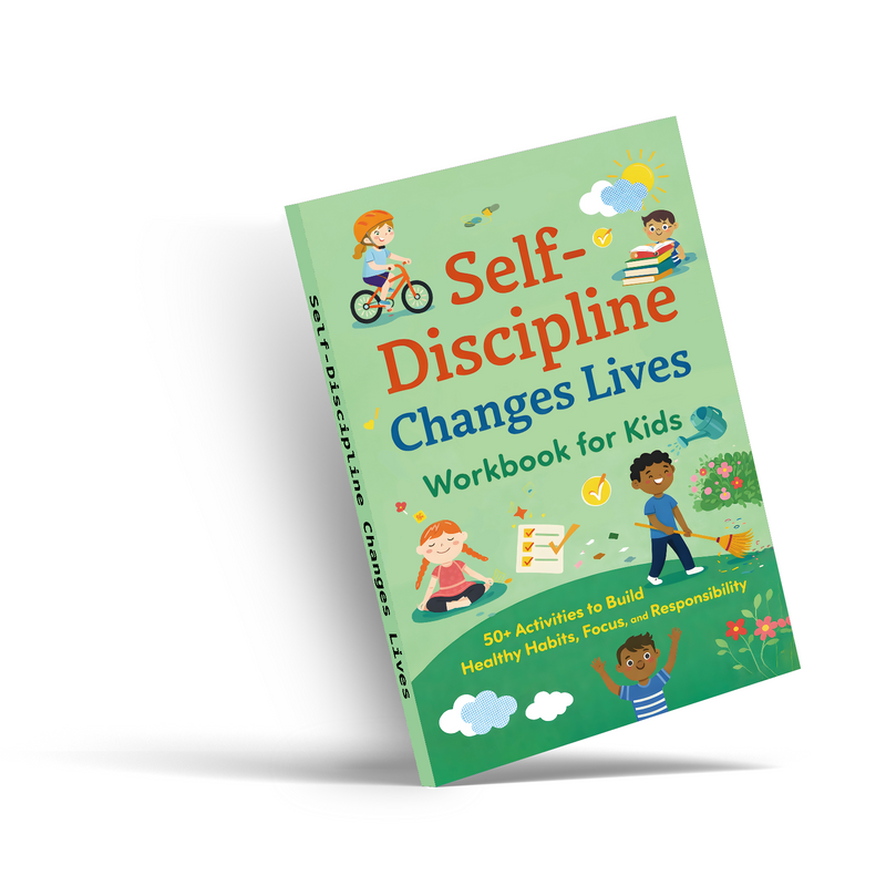 Self-Discipline Changes Lives Workbook for Kids cover