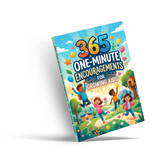 365 One-Minute Encouragements for Growing Kids book cover