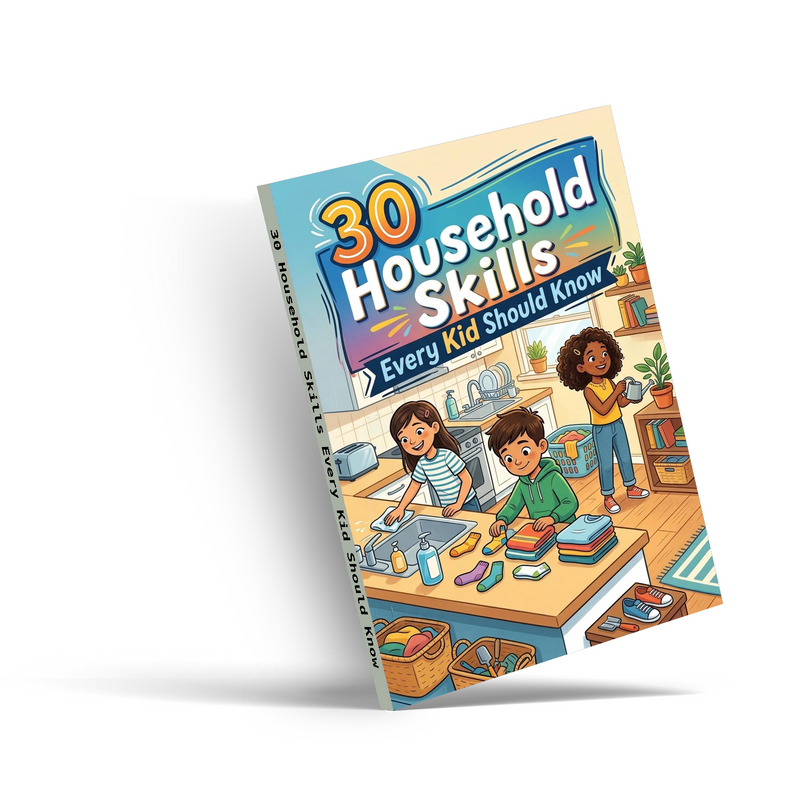30 Household Skills Every Kid Should Know cover