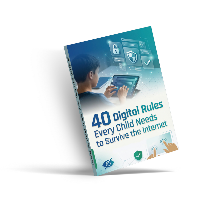 40 Digital Rules for Kids Internet Safety book cover