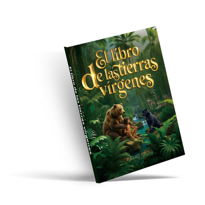 El Libro de las Tierras Virgenes Spanish Edition by Rudyard Kipling classic book cover