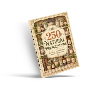 250 Natural Prescriptions, Vitamin Home Apothecary Guide, Herbal Wellness, Natural Remedies, Everyday Self-Care and Family Health Reference