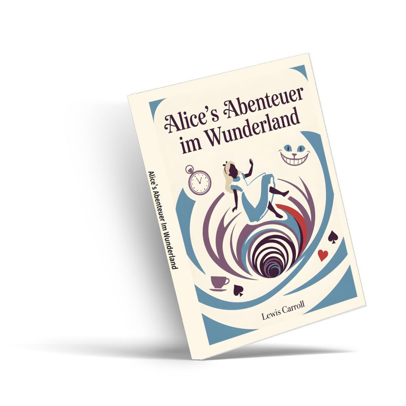 Alice's Abenteuer im Wunderland German Edition illustrated fantasy classic cover