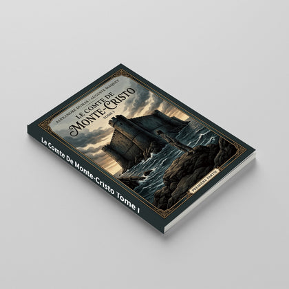 Printed French edition of The Count of Monte Cristo Volume 1 for readers and students