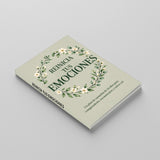 Stacked paperback mockup of Reinicia Tus Emociones workbook