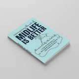 Printed midlife self-help book for purpose and reinvention