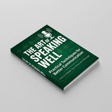 Angled paperback mockup of The Art of Speaking Well