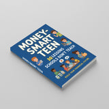 Angled paperback mockup of Money-Smart Teen book