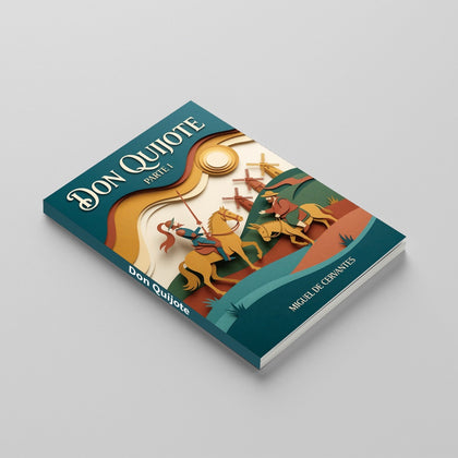 Printed Spanish literature edition of Don Quixote Part 1 for readers and students