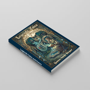 Printed classic literature collection with legends, tales, poems, and lyrical storytelling