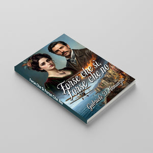 Printed Italian classic literature book with passion, modernity, and psychological drama