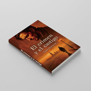Printed Spanish edition of Crime and Punishment for readers and students