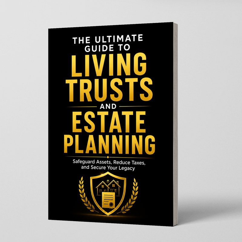 The Ultimate Guide to Living Trusts and Estate Planning: Safeguard Assets, Tax Planning, and Secure Your Legacy physical printed book product image 1, ISBN 9798904664565