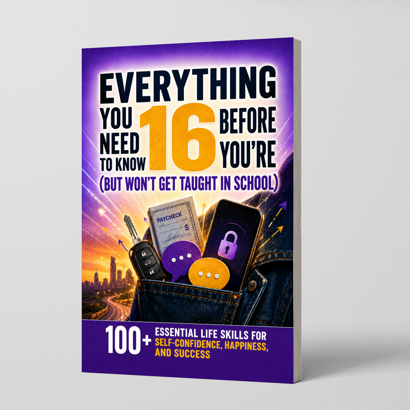 Everything You Need to Know Before You're 16: 100+ Essential Life Skills physical printed book product image 1, ISBN 9798904662684