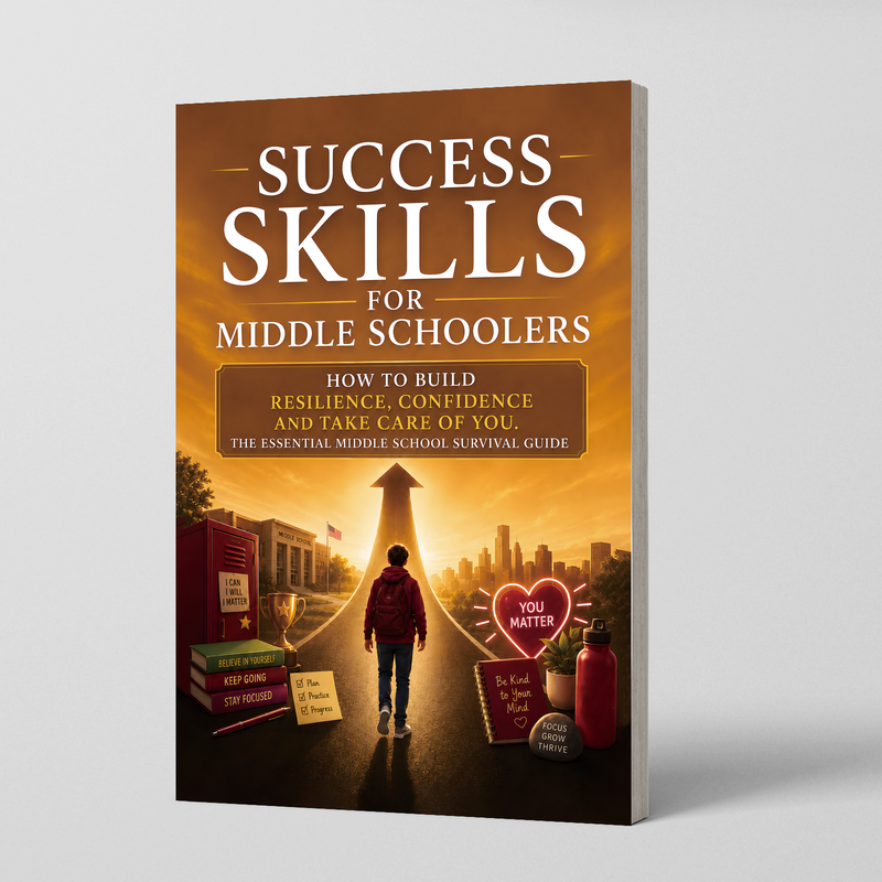 Success Skills for Middle Schoolers: Resilience, Confidence and Self-Care Guide physical printed book product image 1, ISBN 9798904663209