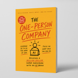 The One-Person Company, Practical Guide Book, English, 272 Pages physical printed English book front cover, ISBN 9798904660031