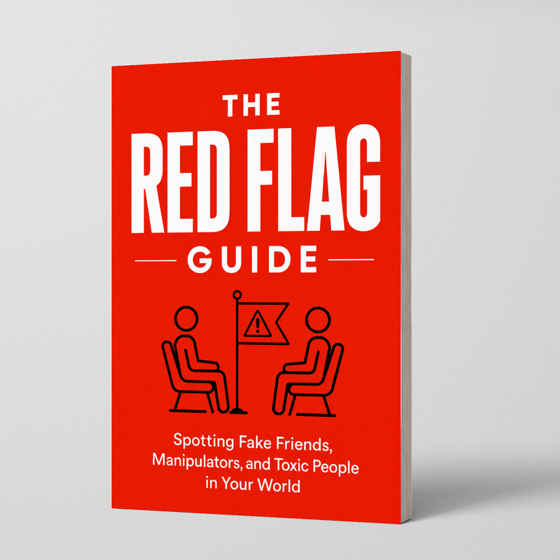 The Red Flag Guide: Spotting Fake Friends, Manipulators & challenging People in Your World physical printed book product image 1, ISBN 9798904665890