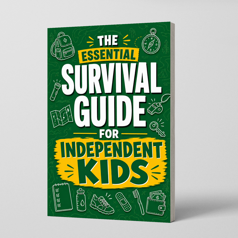 The Essential Survival Guide for Independent Kids physical printed book product image 1, ISBN 9798904662141