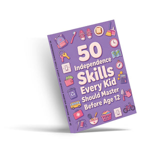50 Independent Life Skills Kids Should Learn Before 12, Book 4 physical printed book product image 2, ISBN 9798904663803