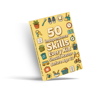 50 Independent Life Skills Kids Should Learn Before 12, Book 5 physical printed book product image 2, ISBN 9798904663810