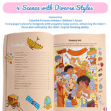 Scenes and Objects Coloring workbooks for Toddlers: Training Cognitive and Fine Motor Skills Series Set style3
