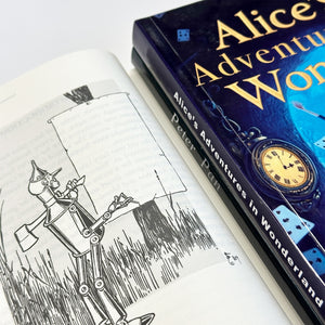 Alice's Adventures in Wonderland Classic 3 + the Wonderful Wizard of Oz Classic Childre + Peter Pan Classic Adventure 4-book Collect: 3-Book main cover and printed book set view, image 2, bundle ISBN 9798900663920