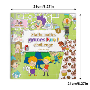 Children's mathematics activity book for number practice and logic thinking