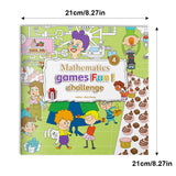 Children's mathematics activity book for number practice and logic thinking