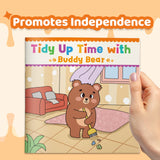 Children's cleaning routine picture book