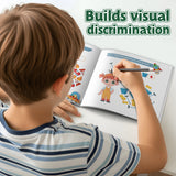 Math Games Fun Book for Kids product image 5 showing printed book details for screen-free reading and learning