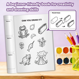How to Draw Anything for Kids Step-by-Step Everyday Doodle Drawing Book product image 5 showing printed book details for screen-free reading and learning
