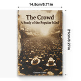 The Crowd: Classic Psychology and Social Behavior Book product image 5 showing printed book details for screen-free reading and learning
