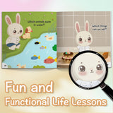 Children's bunny matching book for observation comparison and family reading