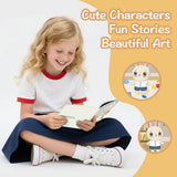 Bunny Sorts and Matches Early Learning Book product image 7 showing printed book details for screen-free reading and learning