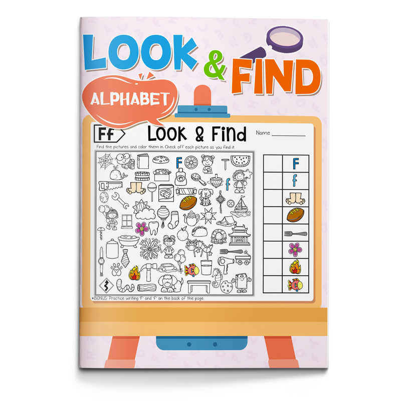 Look and Find Alphabet Letter Search cover