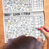Ages 3-6 alphabet search workbook for early literacy
