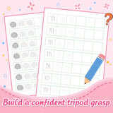 Ages 3-6 tracing workbook for screen-free early writing practice
